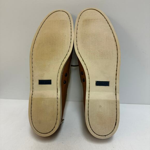 VGUC Rancourt & Co. x Polo Ralph Lauren Boat Shoe Natural Made in Maine USA 11 D